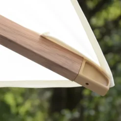 Parasol déporté écrue 3x3 m poseidon