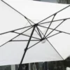 Parasol déporté écrue 4x3 m poseidon