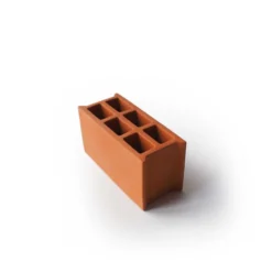 Parpaing - pot à crayons terracotta