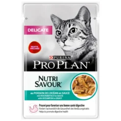 Patee chat delicate sauce adult poisson - purina proplan