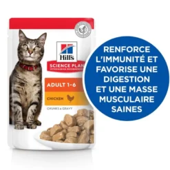 Patee chat science plan adult mixte (sachet) - hill's