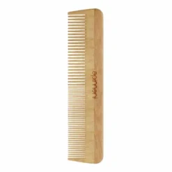 Peigne en bois à double dents