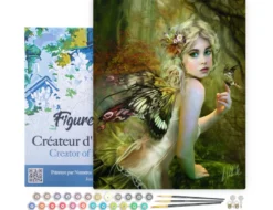 Peinture par numéro féé dorée