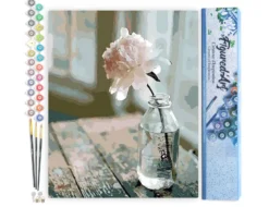 Peinture par numéro fleur blanche