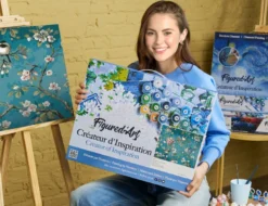 Peinture par numéro fleurs et oiseaux 2