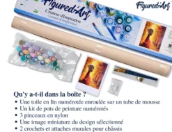 Peinture par numéro forêt d'automne et .