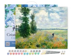 Peinture par numéro monet champ de .