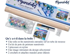 Peinture par numéro paysage de grèce