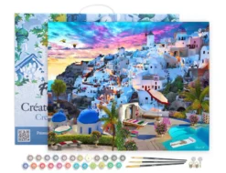 Peinture par numéro paysage de grèce