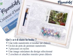 Peinture par numéro paysage de campagne