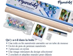 Peinture par numéro pluie romantique