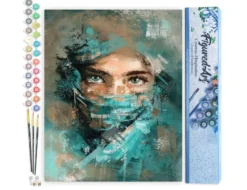 Peinture par numéro regard envoutant
