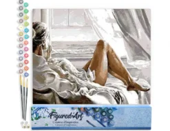 Peinture par numéro repos face à la mer
