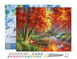 Peinture par numéro rivière d'automne .