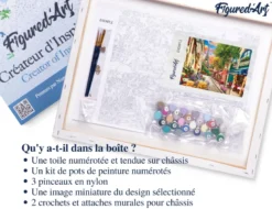 Peinture par numéro ruelle à paris