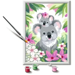 Peinture par numéros maman koala et bébé