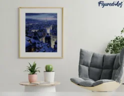 Peinture par numéro toits de paris