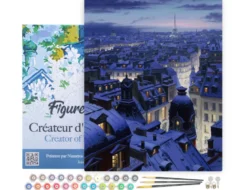 Peinture par numéro toits de paris