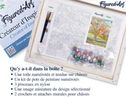 Peinture par numéro van gogh pêcher
