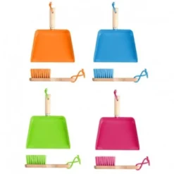Pelle et balayette pour enfant - orange