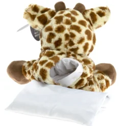Peluche bouillotte déhoussable girafe