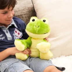Peluche bouillotte grenouille