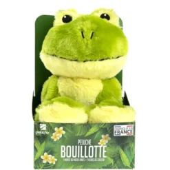 Peluche bouillotte grenouille