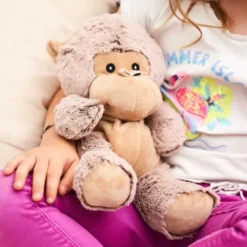 Peluche bouillotte singe