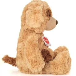 Peluche chien marron ultra douce 30 cm