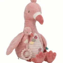 Peluche d'activités flamant rose safari friends (23 cm)
