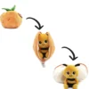 Peluche flipetz abeille mandarine