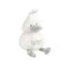 Peluche hochet canard gris