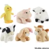 Peluche mini animaux de la ferme