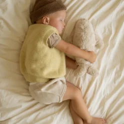 Peluche veilleuse phoque nature bio sable