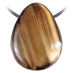 Pendentif goutte oeil tigre