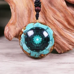Pendentif orgone yoga anti onde
