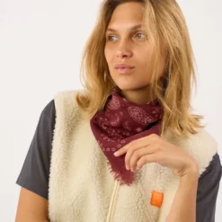 Petit foulard en laine alice bordeaux Bordeaux