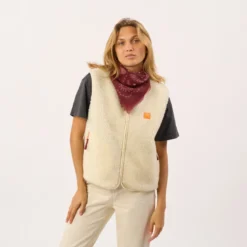 Petit foulard en laine alice bordeaux Bordeaux