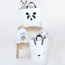 Petit sac à jouet panda