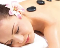 64 pierres de massage en basalte