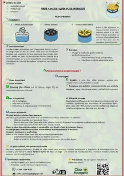 Piège anti-moustiques intérieur