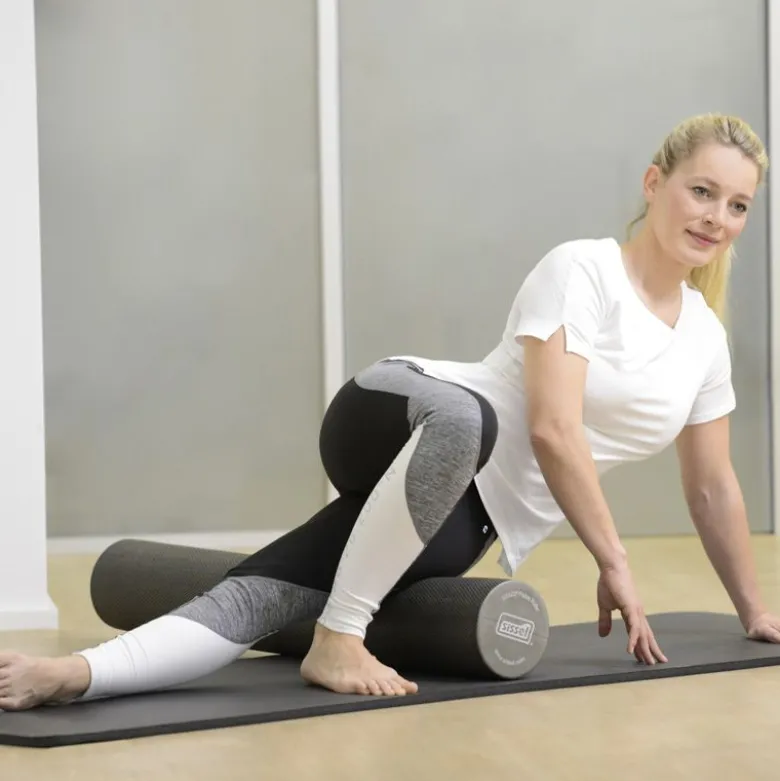 Pilates roller pro sissel 90 cm - gris