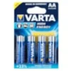 4 piles LR06 AA High Energy Varta