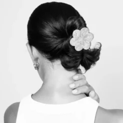 Pince à cheveux fleurette Rose