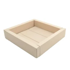 Piscine à balles en mousse beige