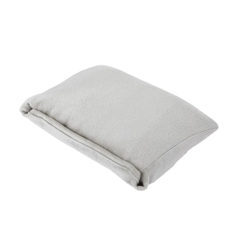 Plaid coussin en polaire recyclée