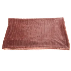 Plaid lou bois de rose 130x170 cm