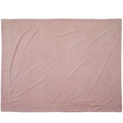 Plaid lou vieux rose 130x170 cm Vieux rose