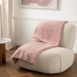 Plaid luxe 130x170 cm Rose