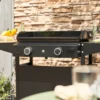 Plancha gaz origin 60 acier châssis inox - forge adour